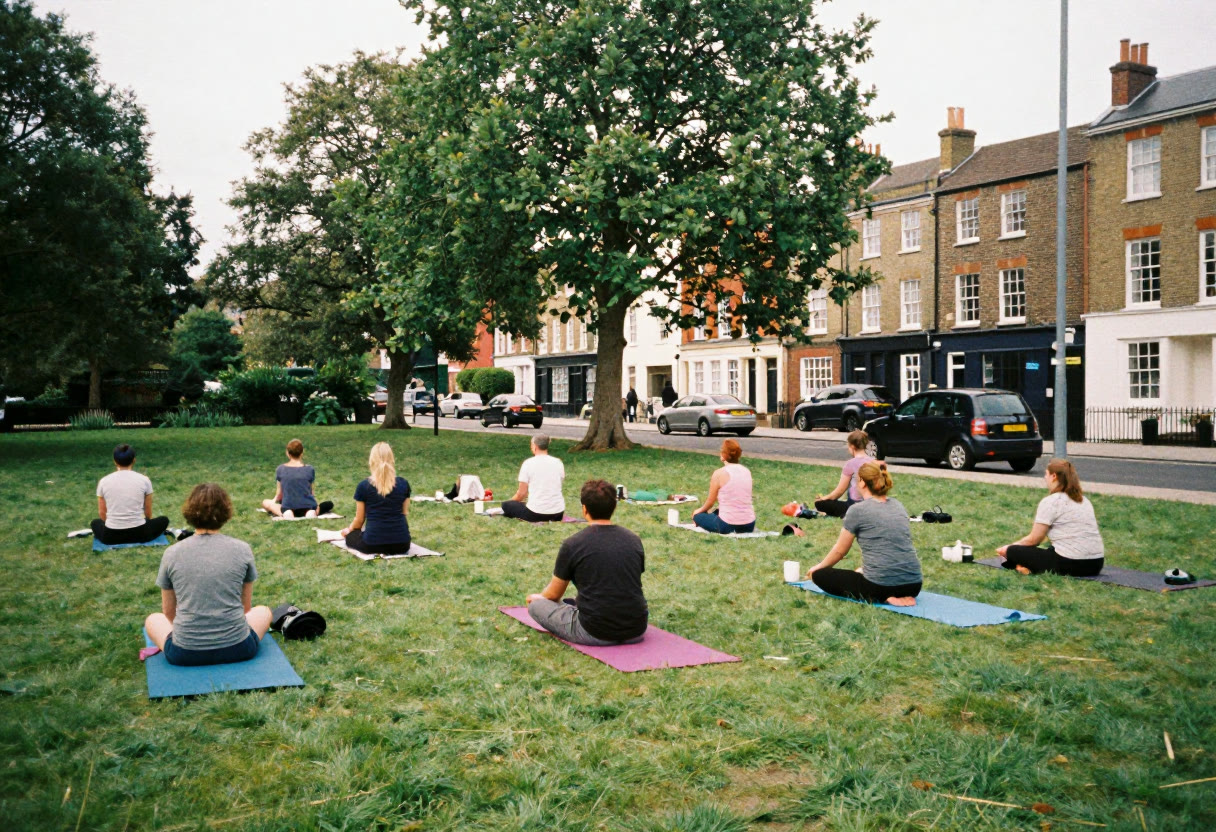 Thursday's class in the park